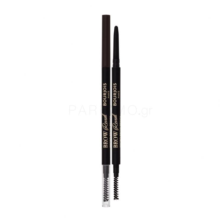 BOURJOIS Paris Brow Reveal Micro Brow Pencil Μολύβι για τα φρύδια για γυναίκες 0,35 gr Απόχρωση 003 Dark Brown
