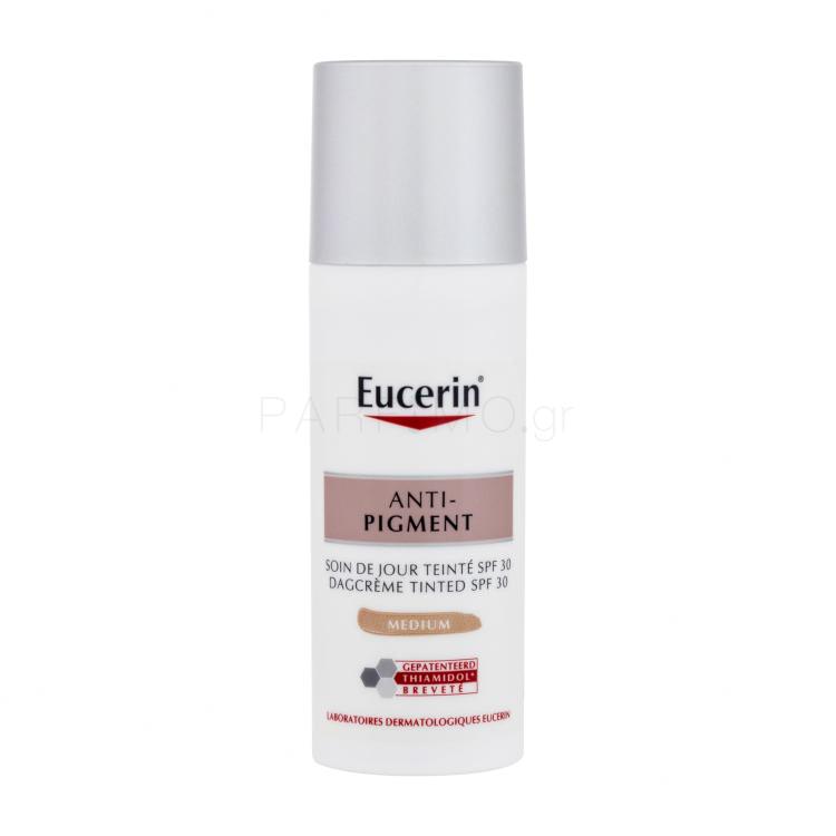 Eucerin Anti-Pigment Tinted Day Cream SPF30 Κρέμα προσώπου ημέρας για γυναίκες 50 ml Απόχρωση Medium