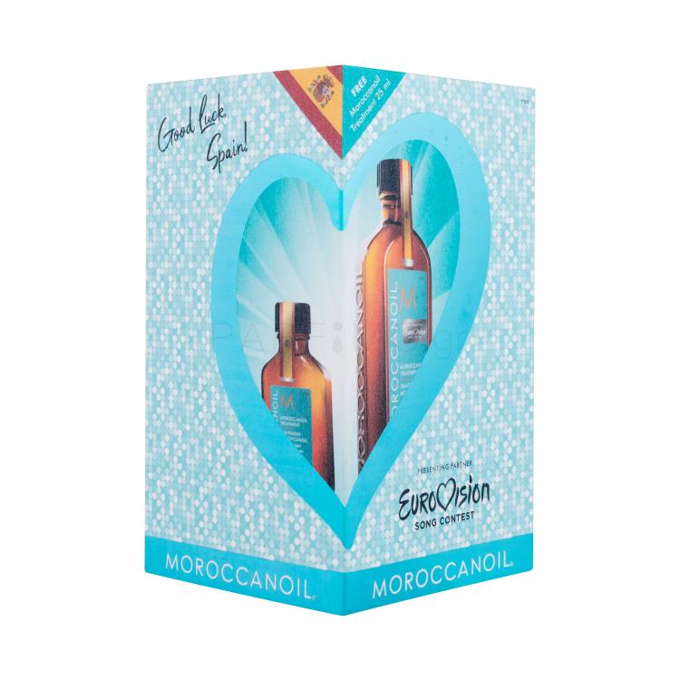 Moroccanoil Treatment Eurovision 2022 Σετ δώρου Λάδι μαλλιών Treatment Oil 100 ml + λάδι μαλλιών Treatment Oil 25 ml κατεστραμμένη συσκευασία