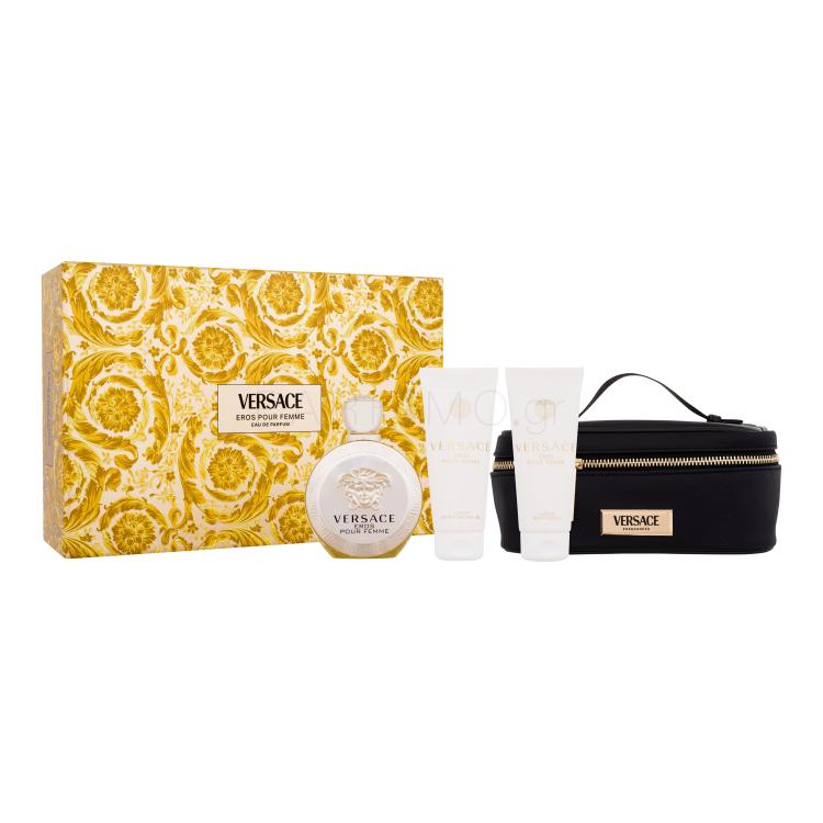 Versace Eros Pour Femme Σετ δώρου EDP 100 ml + λοσιόν σώματος 100 ml + αφρόλουτρο 100 ml +τσαντάκι καλλυντικών