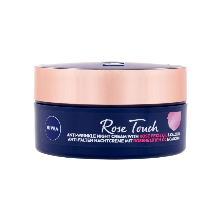Nivea Rose Touch Anti-Wrinkle Night Cream Κρέμα προσώπου νύχτας για γυναίκες 50 ml
