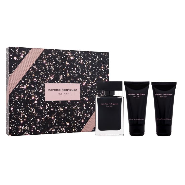 Narciso Rodriguez For Her Σετ δώρου EDT 50 ml + λοσιόν σώματος 50 ml + αφρόλουτρο 50 ml