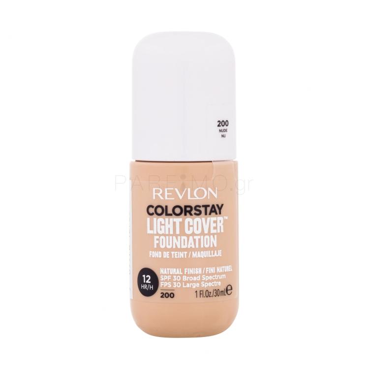 Revlon Colorstay Light Cover SPF30 Make up για γυναίκες 30 ml Απόχρωση 200 Nude