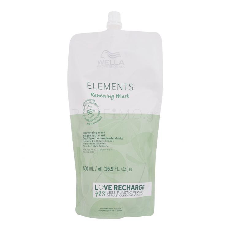 Wella Professionals Elements Renewing Mask Μάσκα μαλλιών για γυναίκες Συσκευασία &quot;γεμίσματος&quot; 500 ml