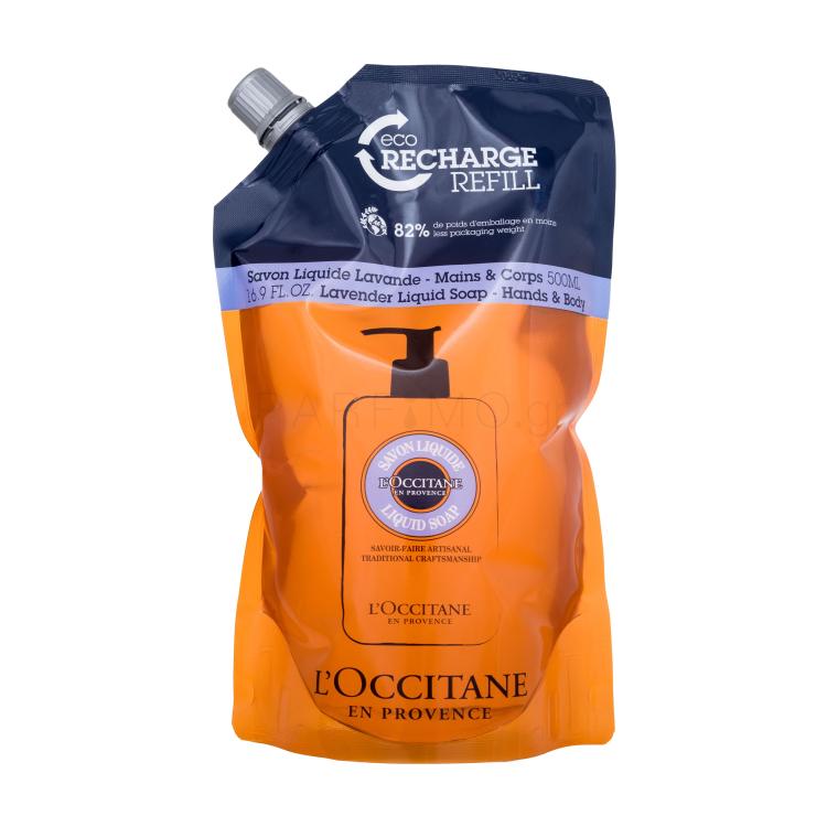 L&#039;Occitane Lavender Liquid Soap Υγρό σαπούνι για γυναίκες Συσκευασία &quot;γεμίσματος&quot; 500 ml