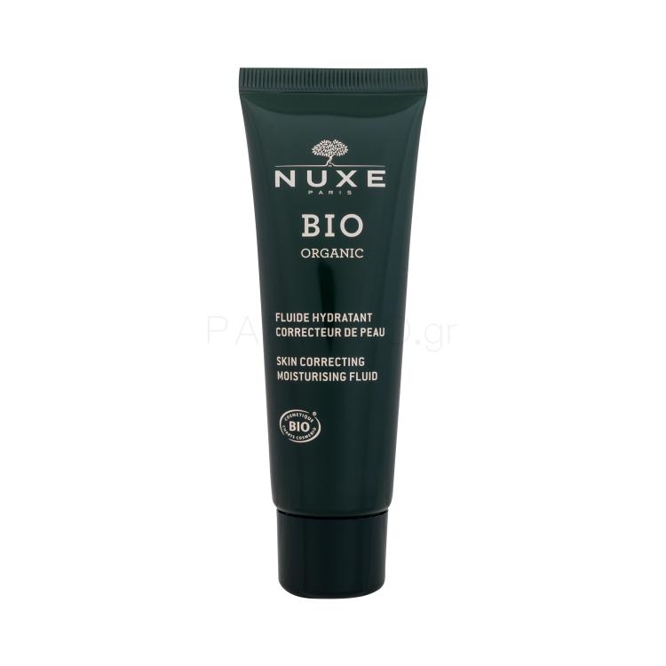 NUXE Bio Organic Skin Correcting Moisturising Fluid Τζελ προσώπου για γυναίκες 50 ml