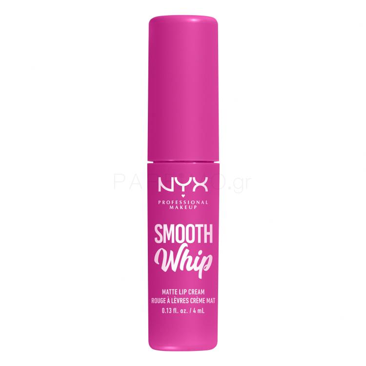 NYX Professional Makeup Smooth Whip Matte Lip Cream Κραγιόν για γυναίκες 4 ml Απόχρωση 20 Pom Pom