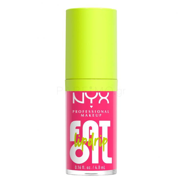 NYX Professional Makeup Fat Oil Lip Drip Λάδι χειλιών για γυναίκες 4,8 ml Απόχρωση 02 Missed Call