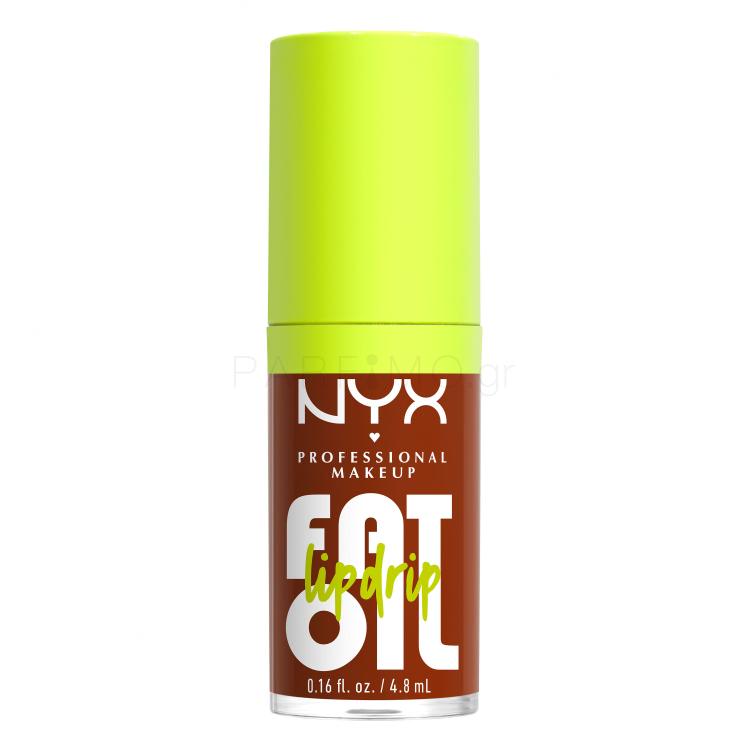 NYX Professional Makeup Fat Oil Lip Drip Λάδι χειλιών για γυναίκες 4,8 ml Απόχρωση 07 Scrollin