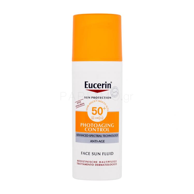 Eucerin Sun Protection Photoaging Control Face Sun Fluid SPF50+ Αντιηλιακό προϊόν προσώπου για γυναίκες 50 ml