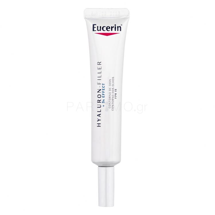 Eucerin Hyaluron-Filler + 3x Effect Eye Cream SPF15 Κρέμα ματιών για γυναίκες 15 ml