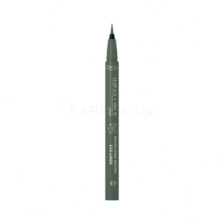L&#039;Oréal Paris Infaillible Grip 36H Micro-Fine Brush Eye Liner Eyeliner για γυναίκες 0,4 gr Απόχρωση 05 Sage Green
