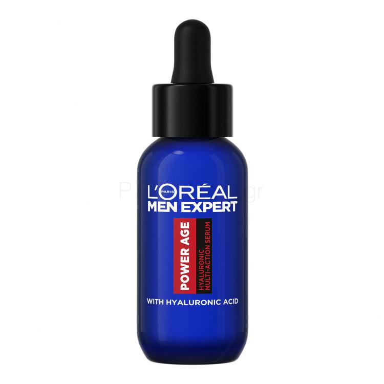 L&#039;Oréal Paris Men Expert Power Age Hyaluronic Multi-Action Serum Ορός προσώπου για άνδρες 30 ml