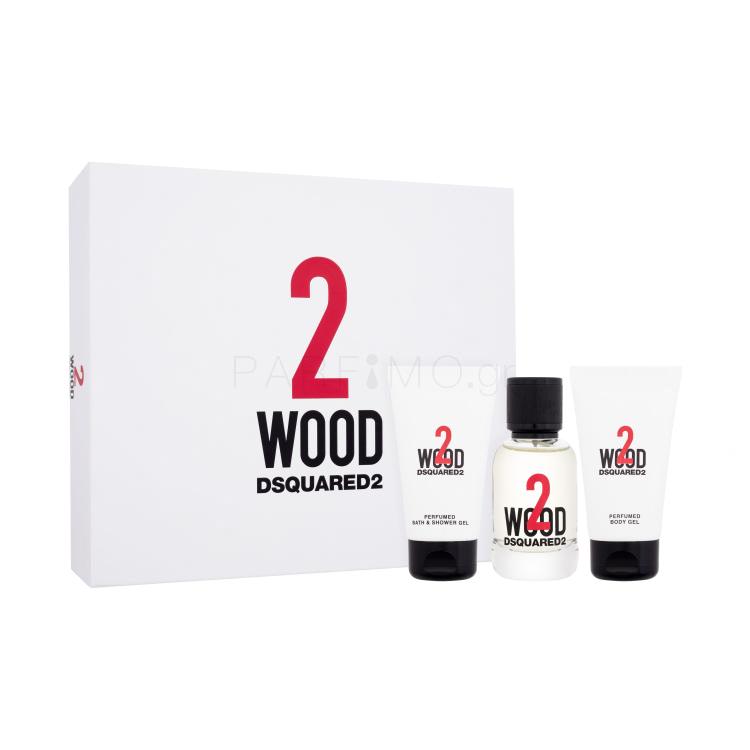 Dsquared2 2 Wood Σετ δώρου EDT 50 ml + αφρόλουτρο 50 ml + τζελ σώματος 50 ml