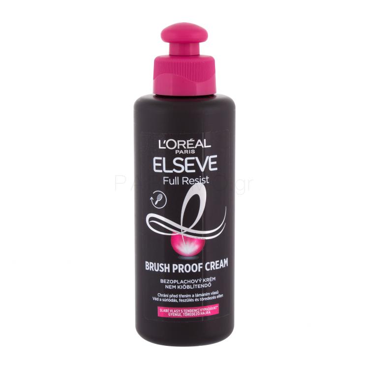 L&#039;Oréal Paris Elseve Full Resist Brush Proof Cream Περιποίηση μαλλιών χωρίς ξέβγαλμα για γυναίκες 200 ml