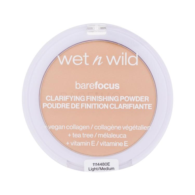Wet n Wild Bare Focus Clarifying Finishing Powder Πούδρα για γυναίκες 6 gr Απόχρωση Light-Medium