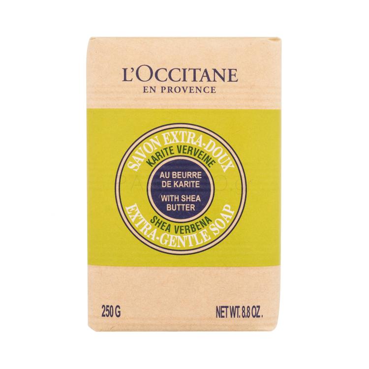 L&#039;Occitane Shea Butter Verbena Extra-Gentle Soap Στερεό σαπούνι για γυναίκες 250 gr