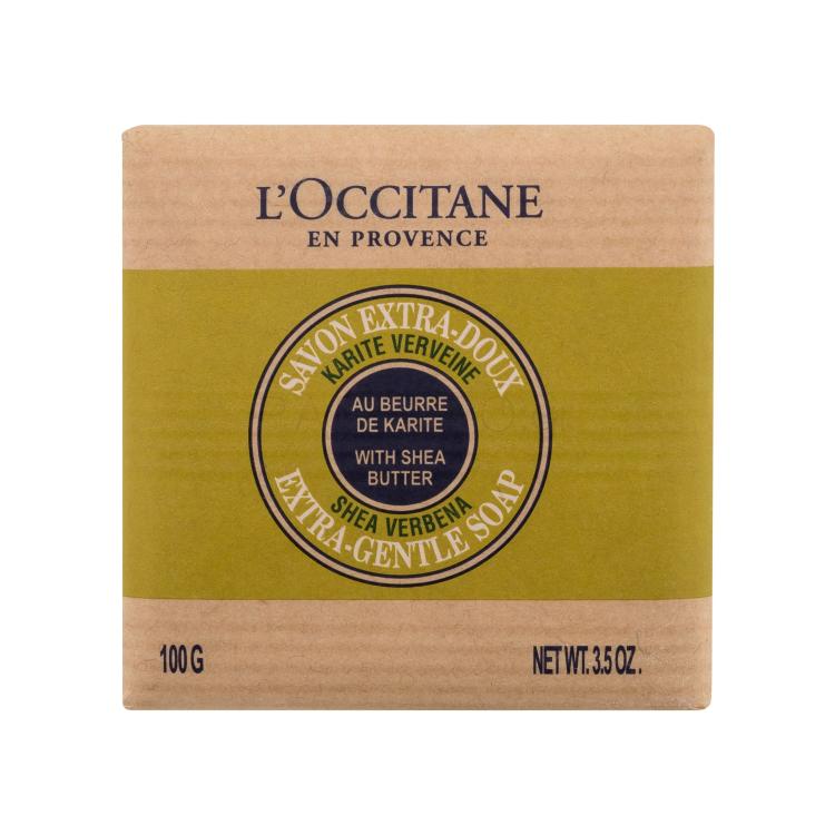 L&#039;Occitane Shea Butter Verbena Extra-Gentle Soap Στερεό σαπούνι για γυναίκες 100 gr
