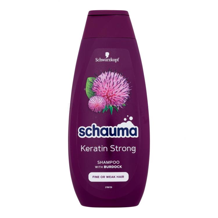 Schwarzkopf Schauma Keratin Strong Shampoo Σαμπουάν για γυναίκες 400 ml