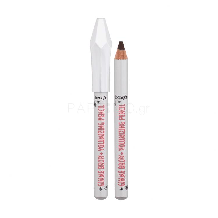 Benefit Gimme Brow+ Volumizing Pencil Mini Μολύβι για τα φρύδια για γυναίκες 0,6 gr Απόχρωση 4 Warm Deep Brown