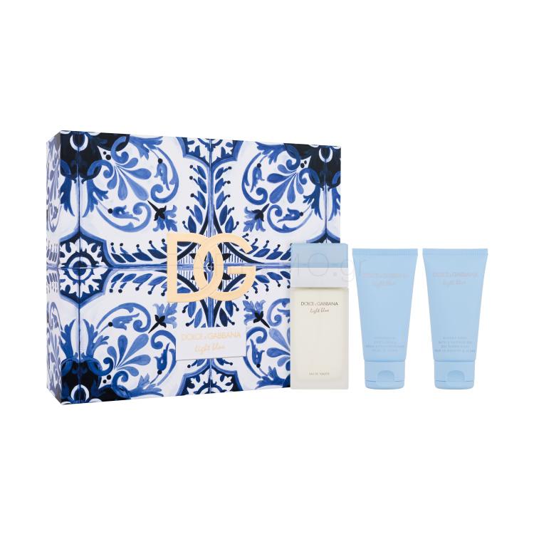 Dolce&amp;Gabbana Light Blue Σετ δώρου EDT 50 ml + κρέμα σώματος 50 ml + αφρόλουτρο 50 ml