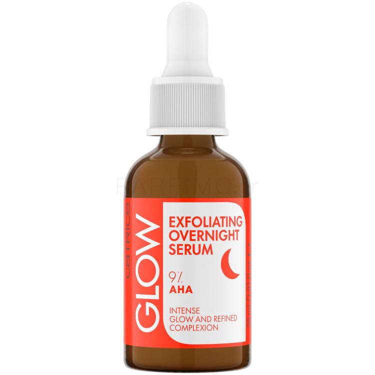 Catrice Glow Exfoliating Overnight Serum Ορός προσώπου για γυναίκες 30 ml