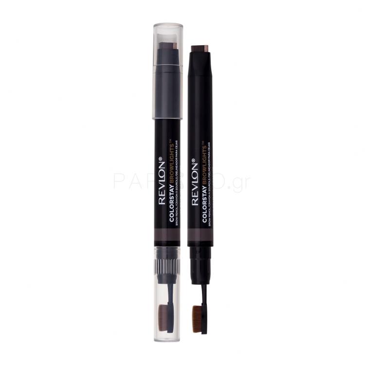 Revlon Colorstay Browlights Pomade Pencil Μολύβι για τα φρύδια για γυναίκες 1,1 gr Απόχρωση 409 Grey Brown