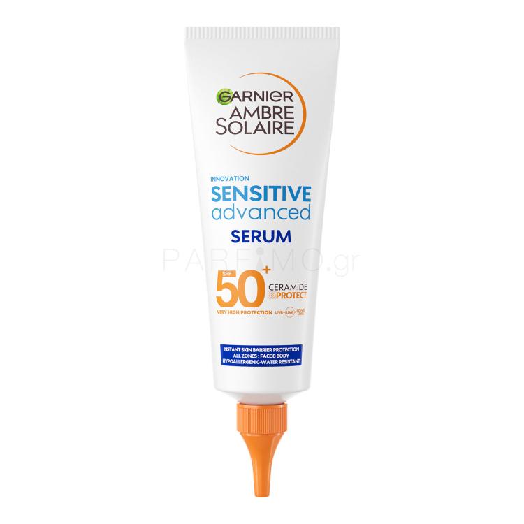 Garnier Ambre Solaire Sensitive Advanced Serum SPF50+ Αντιηλιακό προϊόν για το σώμα 125 ml