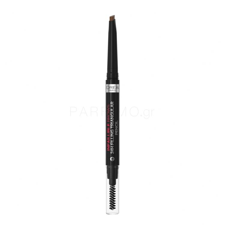 L&#039;Oréal Paris Infaillible Brows 24H Filling Triangular Pencil Μολύβι για τα φρύδια για γυναίκες 1 ml Απόχρωση 05 Brunette