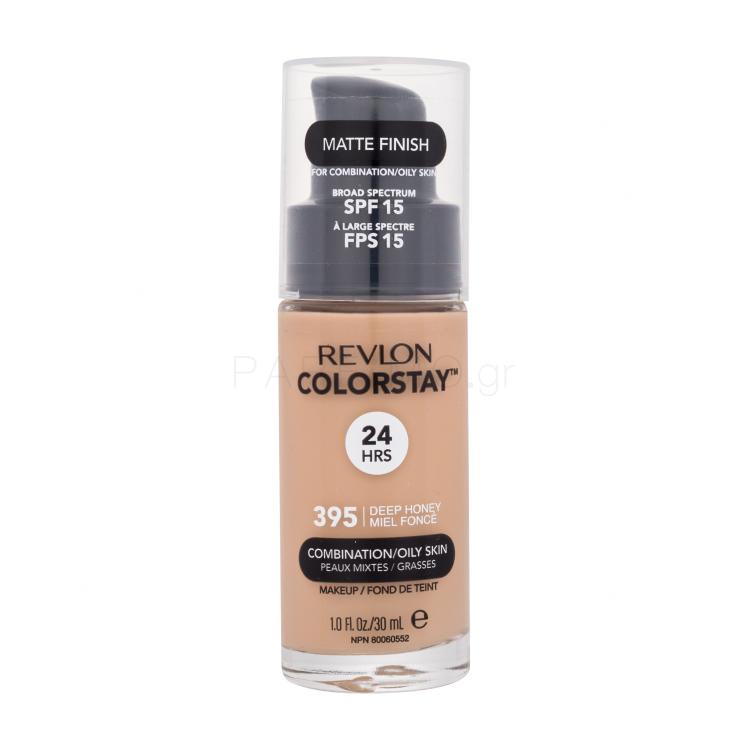 Revlon Colorstay Combination Oily Skin SPF15 Make up για γυναίκες 30 ml Απόχρωση 395 Deep Honey