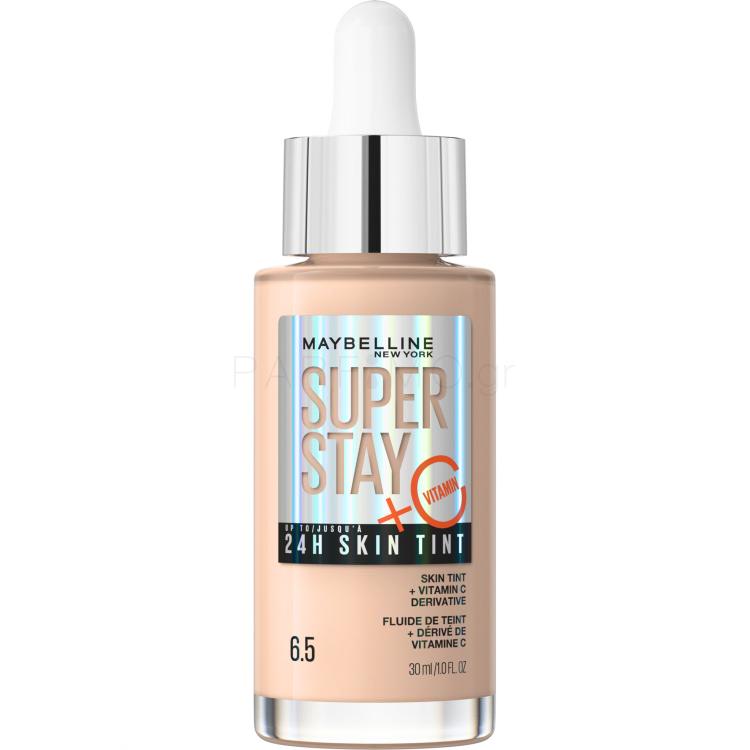 Maybelline Superstay 24H Skin Tint + Vitamin C Make up για γυναίκες 30 ml Απόχρωση 6.5