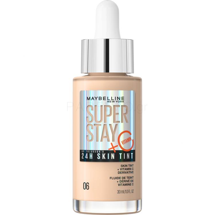 Maybelline Superstay 24H Skin Tint + Vitamin C Make up για γυναίκες 30 ml Απόχρωση 06