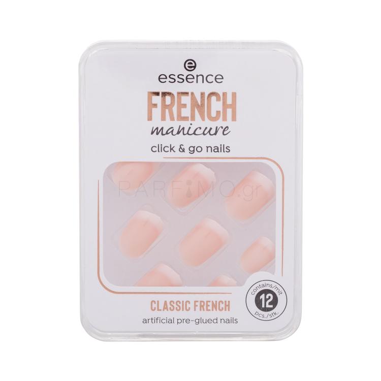 Essence French Manicure Click &amp; Go Nails Τεχνητά νύχια για γυναίκες Απόχρωση 01 Classic French Σετ