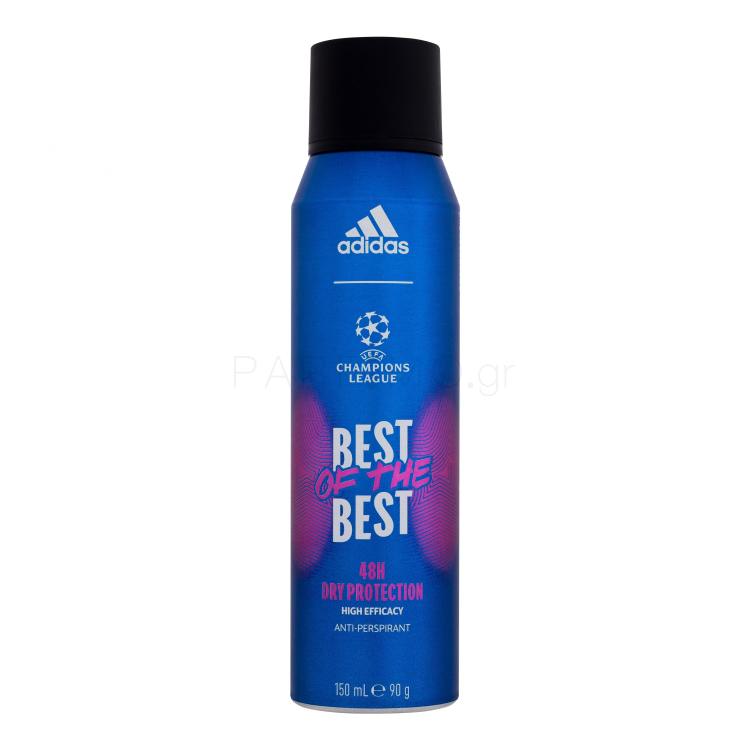 Adidas UEFA Champions League Best Of The Best 48H Dry Protection Αντιιδρωτικό για άνδρες 150 ml