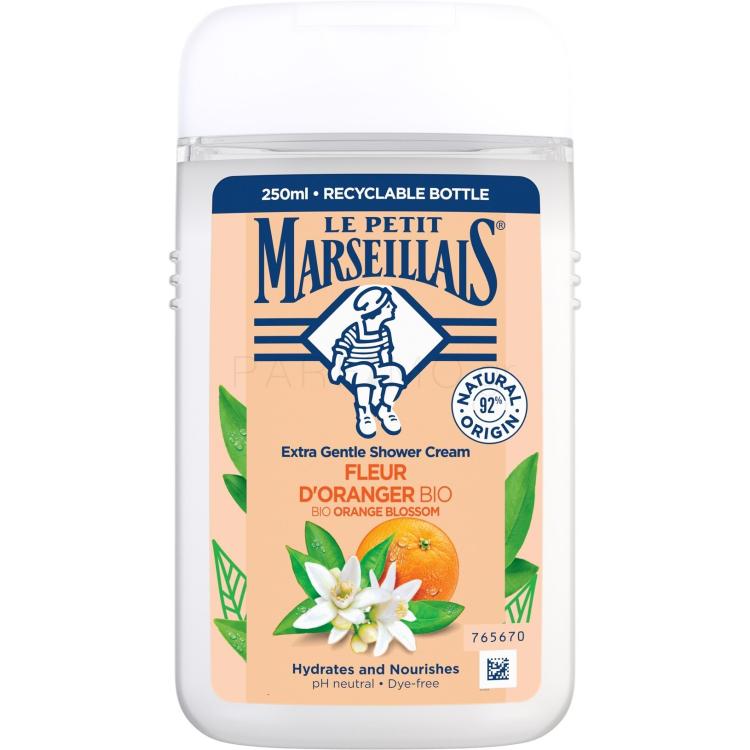 Le Petit Marseillais Extra Gentle Shower Cream Organic Orange Blossom Κρέμα ντους 250 ml