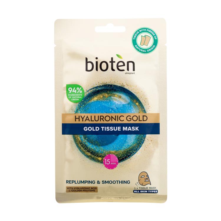 Bioten Hyaluronic Gold Tissue Mask Μάσκα προσώπου για γυναίκες 25 ml