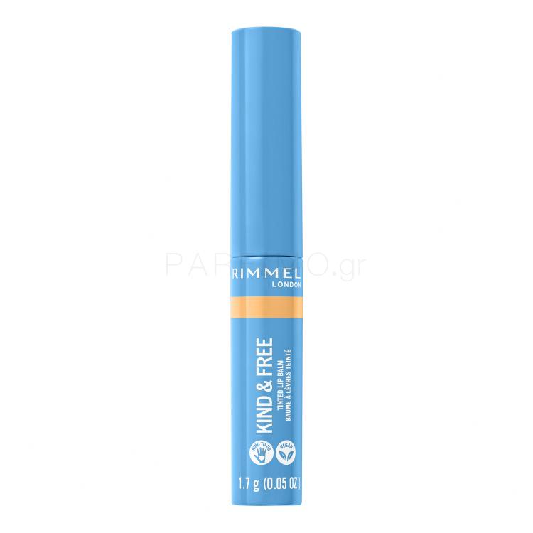 Rimmel London Kind &amp; Free Tinted Lip Balm Βάλσαμο για τα χείλη για γυναίκες 4 gr Απόχρωση 001 Air Storm