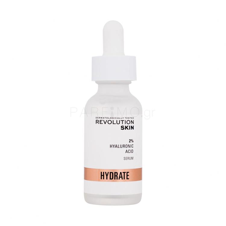 Revolution Skincare Hydrate 2% Hyaluronic Acid Serum Ορός προσώπου για γυναίκες 30 ml