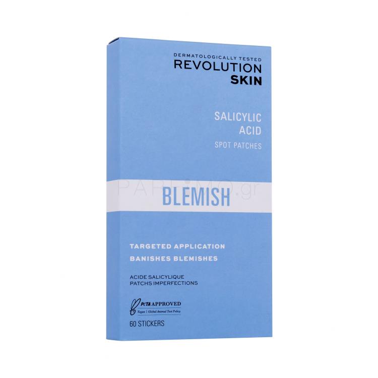 Revolution Skincare Blemish Salicylic Acid Spot Patches Τοπική φροντίδα για γυναίκες 60 τεμ