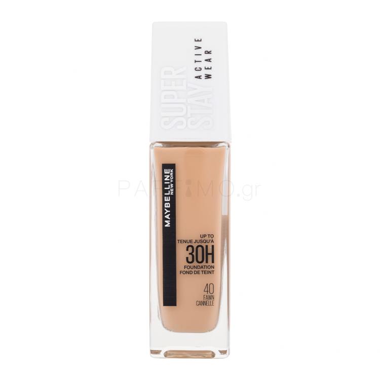 Maybelline Superstay Active Wear 30H Make up για γυναίκες 30 ml Απόχρωση 40 Fawn Cannelle