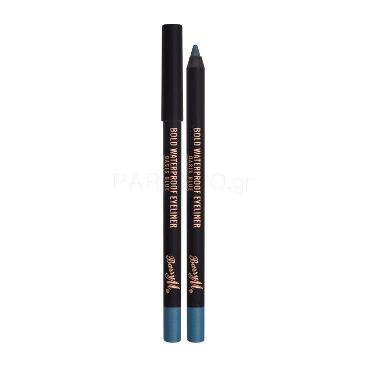 Barry M Bold Waterproof Eyeliner Μολύβι για τα μάτια για γυναίκες 1,2 gr Απόχρωση Oasis Blue