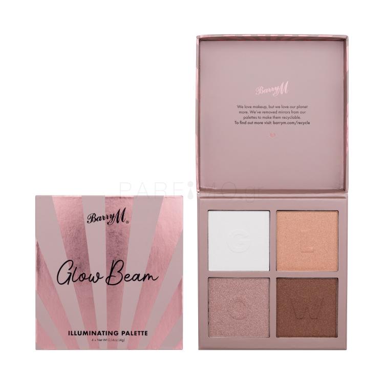 Barry M Glow Beam Illuminating Palette Highlighter για γυναίκες 16 gr