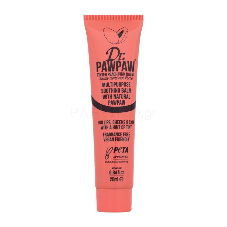 Dr. PAWPAW Balm Tinted Peach Pink Βάλσαμο για τα χείλη για γυναίκες 25 ml
