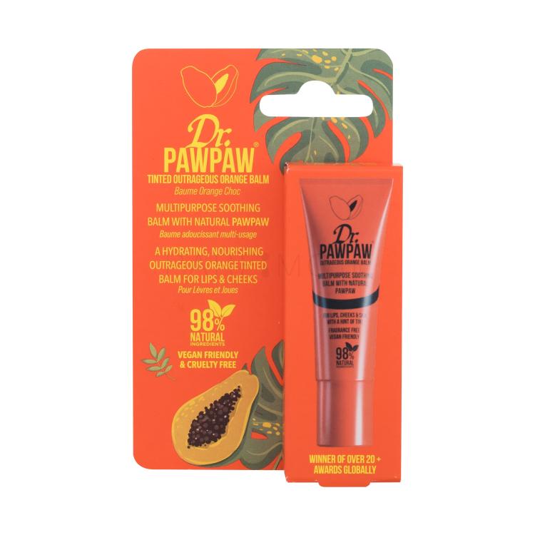 Dr. PAWPAW Balm Tinted Outrageous Orange Βάλσαμο για τα χείλη για γυναίκες 10 ml