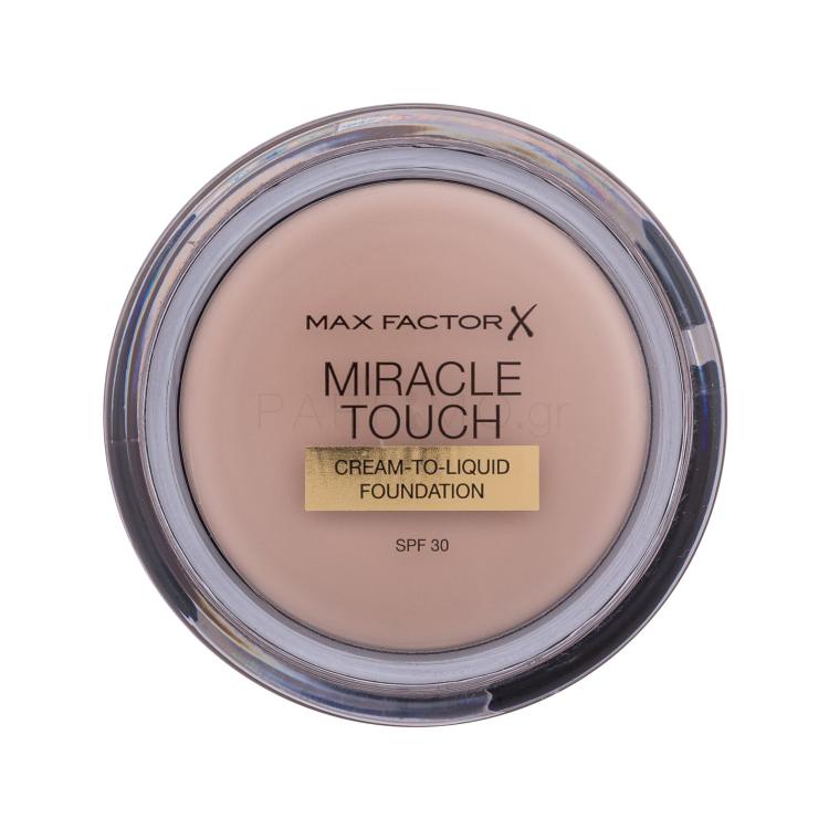 Max Factor Miracle Touch Cream-To-Liquid SPF30 Make up για γυναίκες 11,5 gr Απόχρωση 039 Rose Ivory