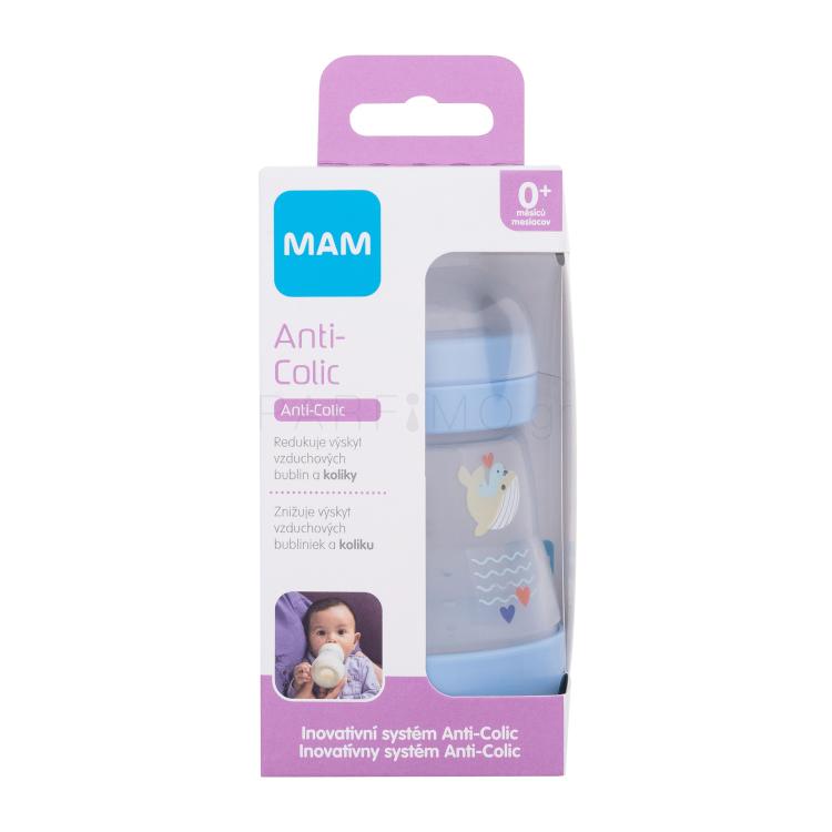 MAM Easy Start Anti-Colic 0m+ Blue Μπιμπερό για παιδιά 160 ml