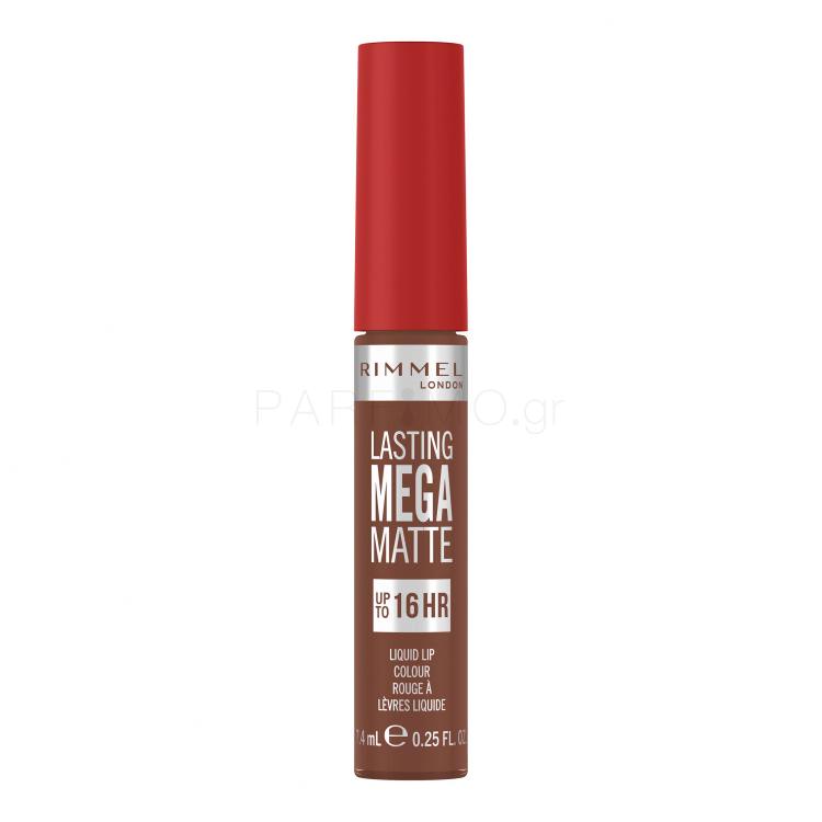 Rimmel London Lasting Mega Matte Liquid Lip Colour Κραγιόν για γυναίκες 7,4 ml Απόχρωση Lovebite