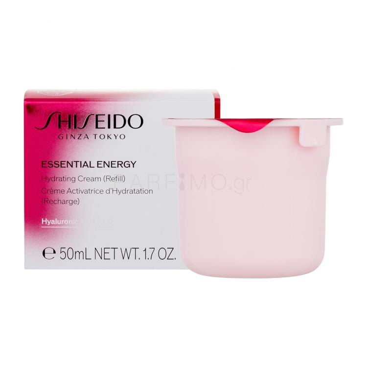 Shiseido Essential Energy Hydrating Cream Κρέμα προσώπου ημέρας για γυναίκες Συσκευασία &quot;γεμίσματος&quot; 50 ml