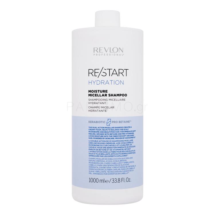 Revlon Professional Re/Start Hydration Moisture Micellar Shampoo Σαμπουάν για γυναίκες 1000 ml