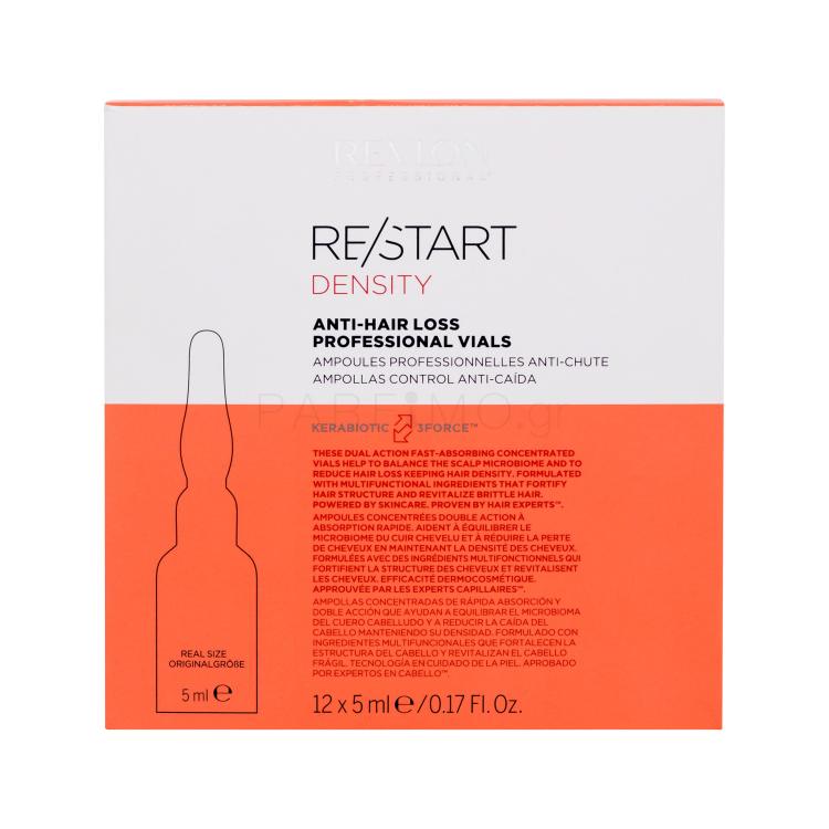 Revlon Professional Re/Start Density Anti-Hair Loss Professional Vials Προϊόν κατά της τριχόπτωσης για γυναίκες Σετ